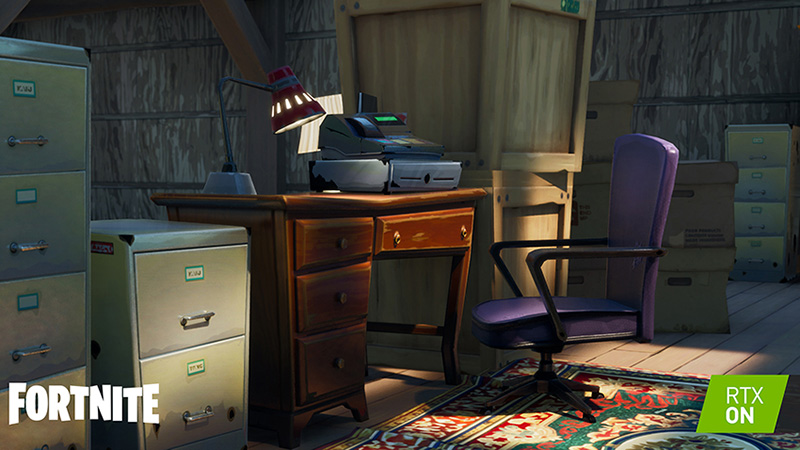 Fortnite Ray Tracing sombras