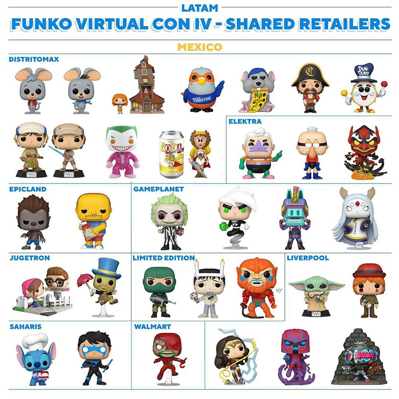 Nuevos Funko POP tiendas Mexico 2020