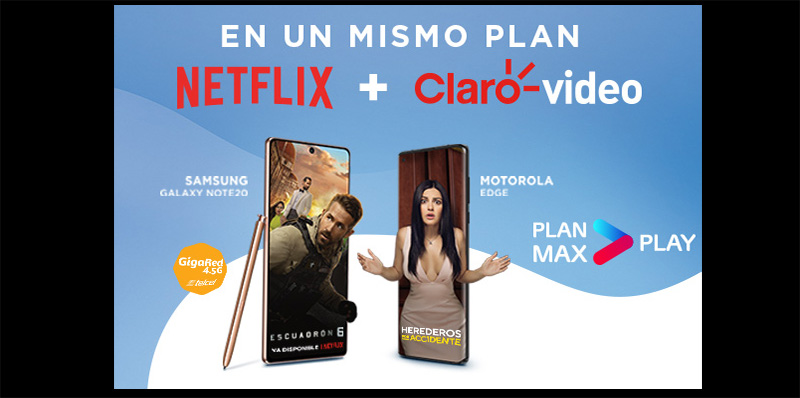 Telcel ofrece el Plan Max Play con Netflix y Claro video incluidos