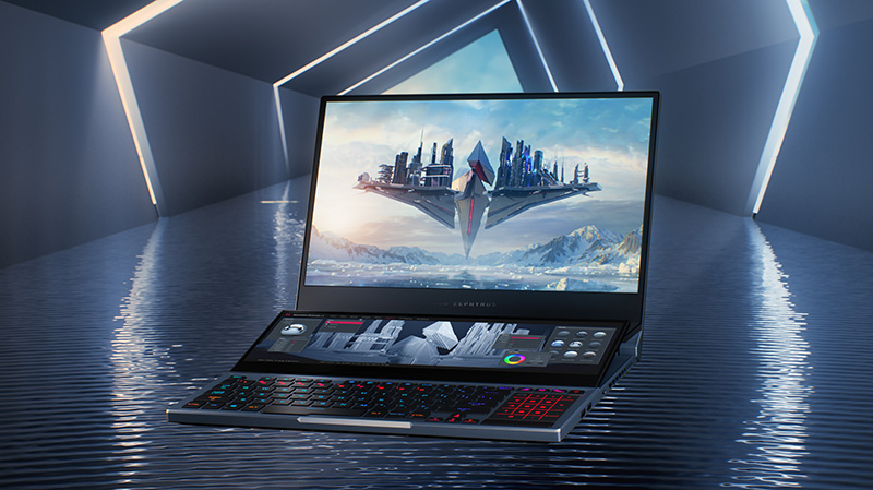 Zephyrus Duo 15 llega a Mexico con la ROG ScreenPad Plus