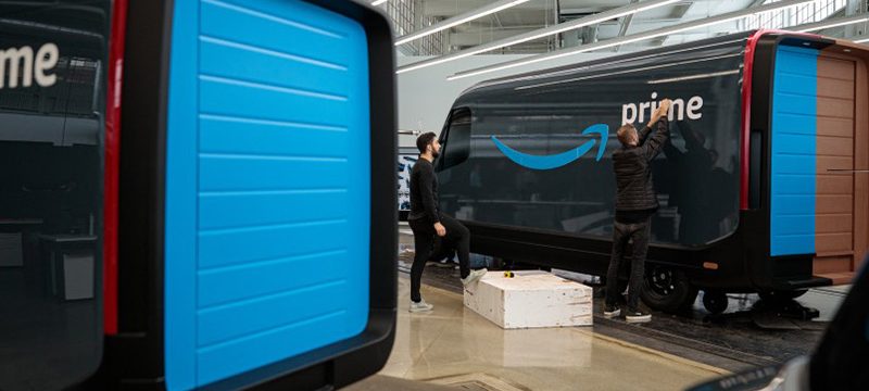 Amazon Rivian camioneta electrica