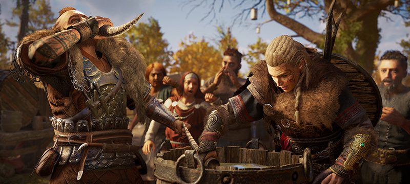 Assassins Creed Valhalla Drinking Contest