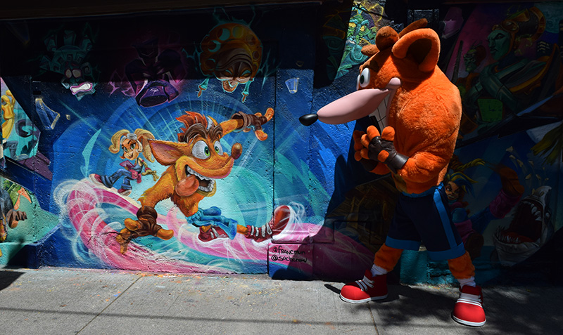 Crash Bandicoot Grafiti