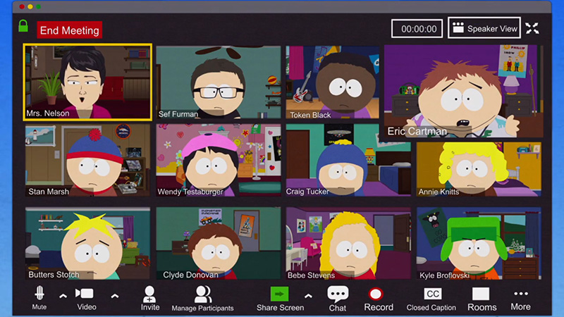 Episodio Especial Pandemia South Park Zoom