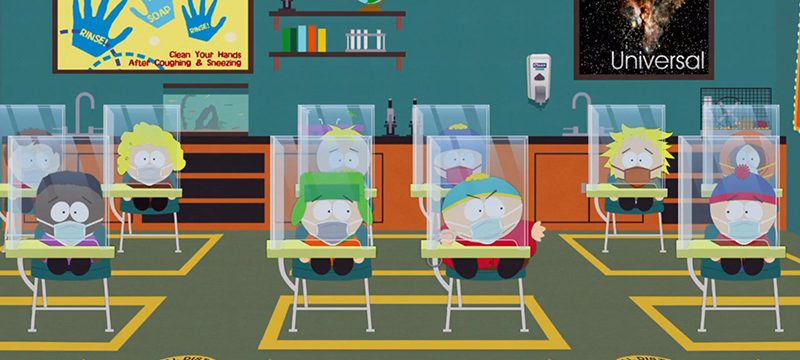 Episodio Especial Pandemia South Park clases