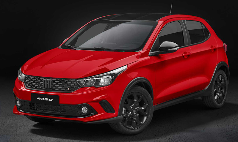 Fiat Argo 2021 rojo