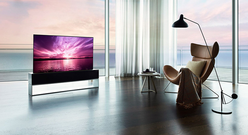 LG SIGNATURE OLED RX abierta