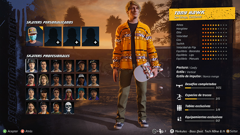 Tony Hawk’s Pro Skater 1 and 2 Tony