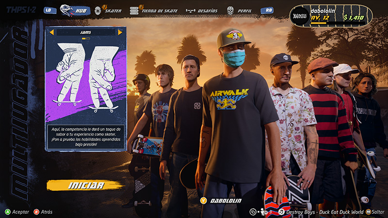 Tony Hawk’s Pro Skater 1 and 2 En linea