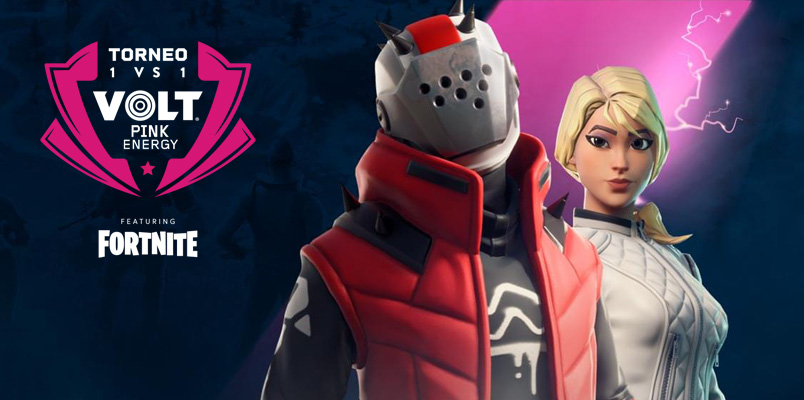 Participa en el Torneo 1vs1 VOLT PINK Energy de Fortnite