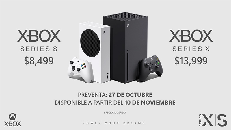 El 27 de octubre inicia la preventa de Xbox Series X | S en México