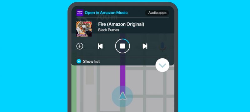 Amazon Music Waze