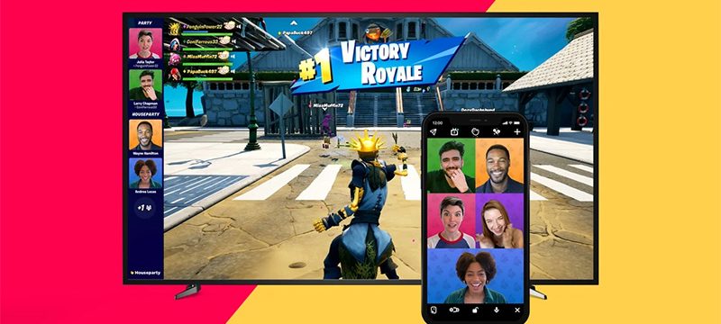 Fortnite videochat Houseparty