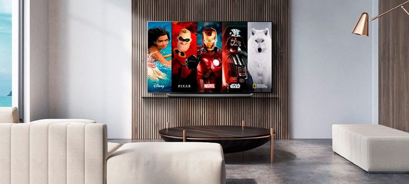 LG OLED 2020 Disney Plus