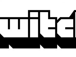 Twitch logo negro