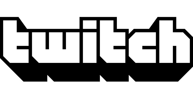 Twitch logo negro