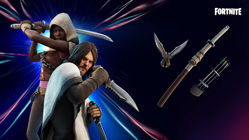 Fortnite Daryl Dixon Michonne