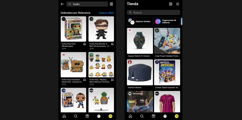 Tienda pymes Instagram