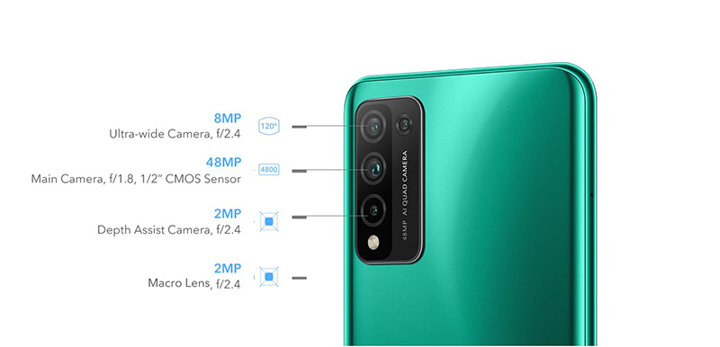 HONOR 10X Lite camaras