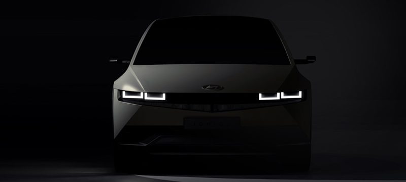 Hyundai Motor Company IONIQ 5 teaser frontal