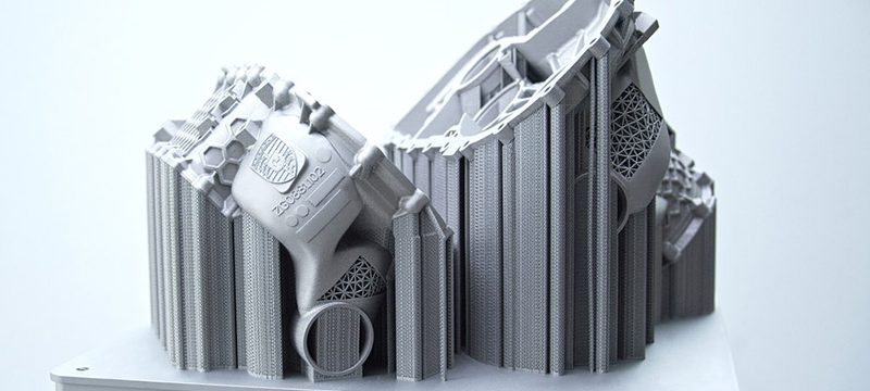 Porsche carcasa de motor electrico 3D