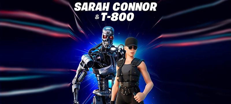 Fortnite Sarah Connor y T-800
