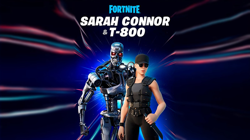 Sarah Connor y el T-800 también están luchando en Fortnite