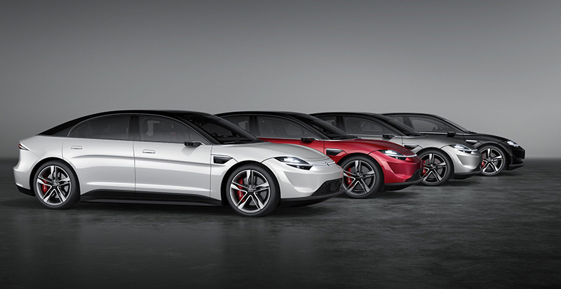 Sony Vision-S colores