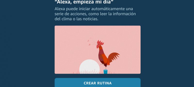 Alexa calendario Rutina