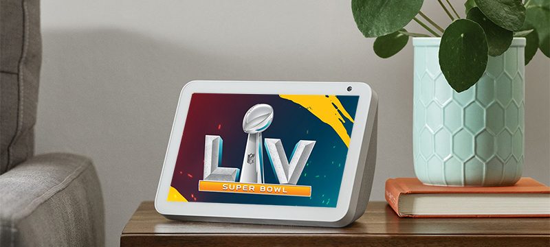 Echo-Show-8-Alexa Super Bowl LV