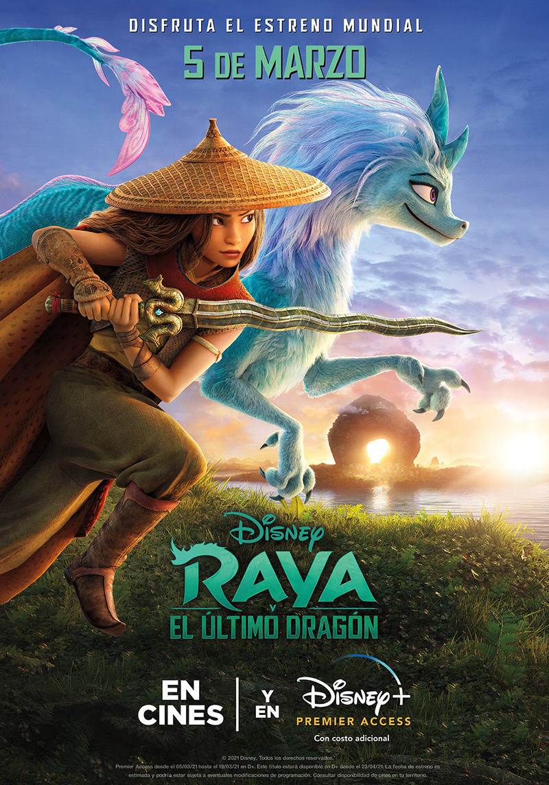 Raya y El ultimo Dragon poster Latam