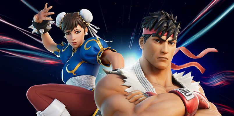 Ryu y Chun-Li llegan a Fortnite para asegurar el Punto Cero