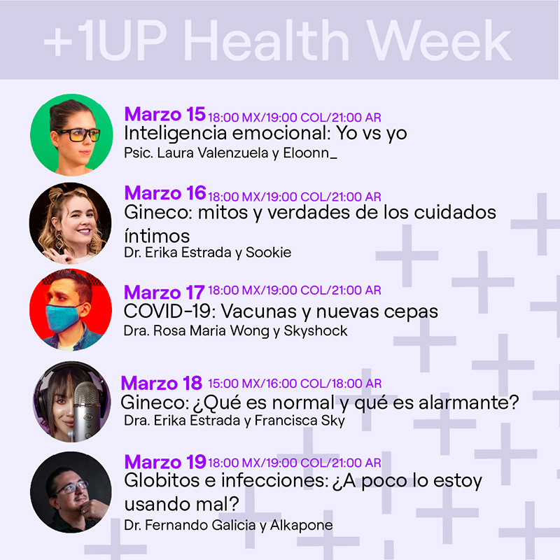 1Up Health Week Twitch 2021 1