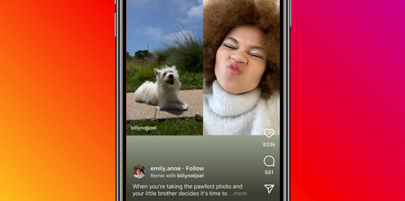Como Instagram Remix en Reels