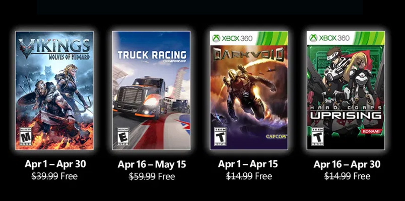 Estos son los nuevos Games with Gold para abril de 2021