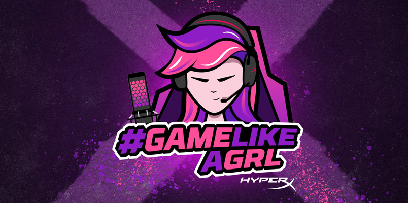 HyperX apoya a todas las gamers con la campaña #GameLikeAGrl
