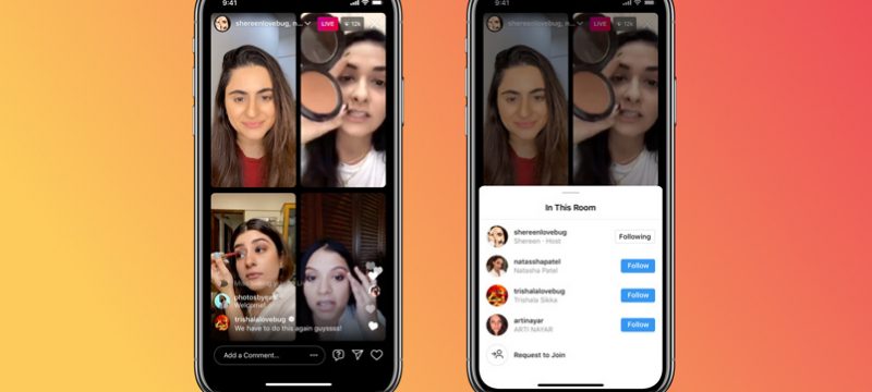 Instagram Salas en vivo