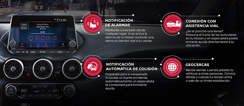 NissanConnect Services alarmas