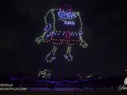 Paramount Plus CDMX drones Bob Esponja