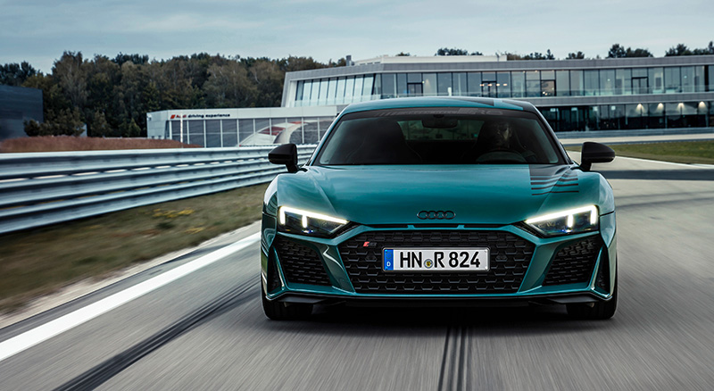 Audi R8 Green Hell Edition frontal