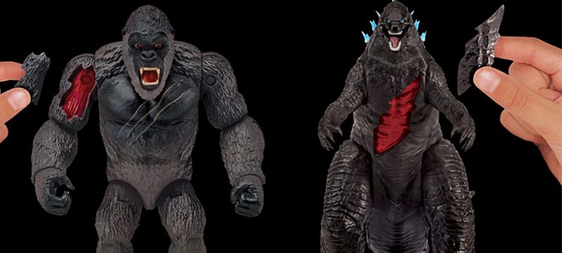Godzilla Vs King Kong figuras Bandai