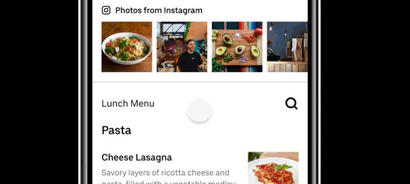 Instagram Uber Eats restaurantes