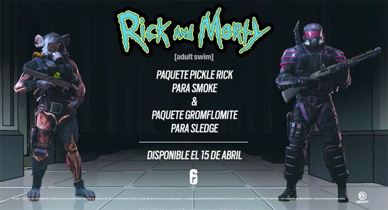 Rick and Morty Tom Clancys Rainbow Six Siege