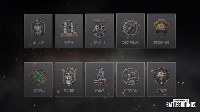 Temporada 11 PUBG Medallas