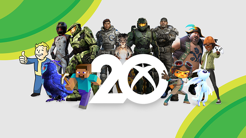 20 aniversario Xbox personajes