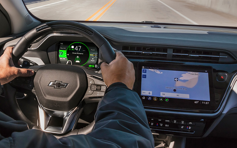 Chevrolet Bolt EUV en Mexico interior