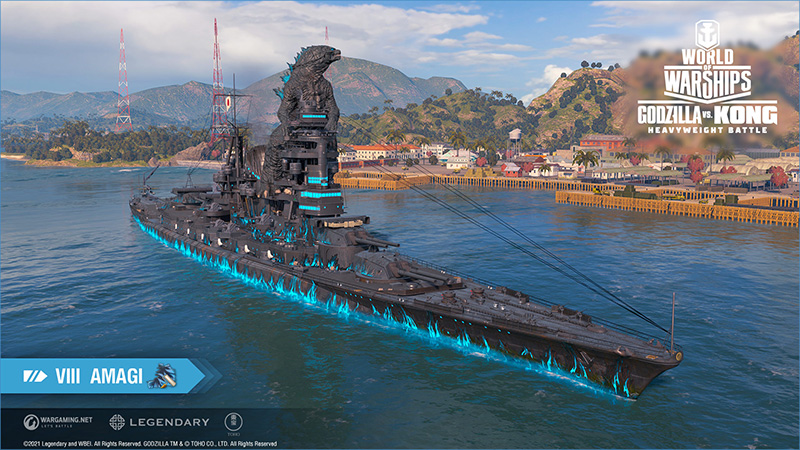 Godzilla Carolina World of Warships