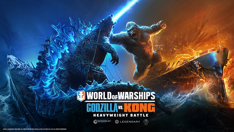 Todo listo para el evento de Godzilla vs Kong en World of Warships