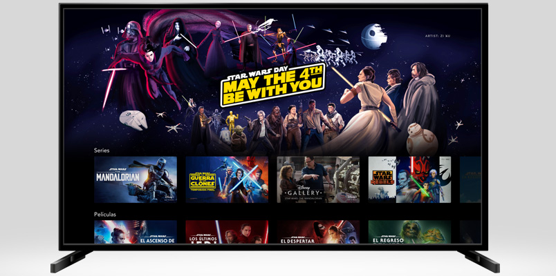 Mural May the 4th Disney Plus