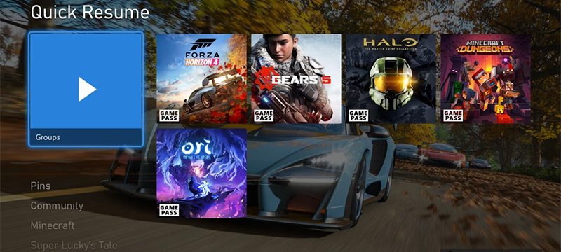 Quick-Resume Xbox Series mayo